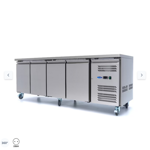  Ψυγείο πάγκου - 223cm - 4 πόρτες